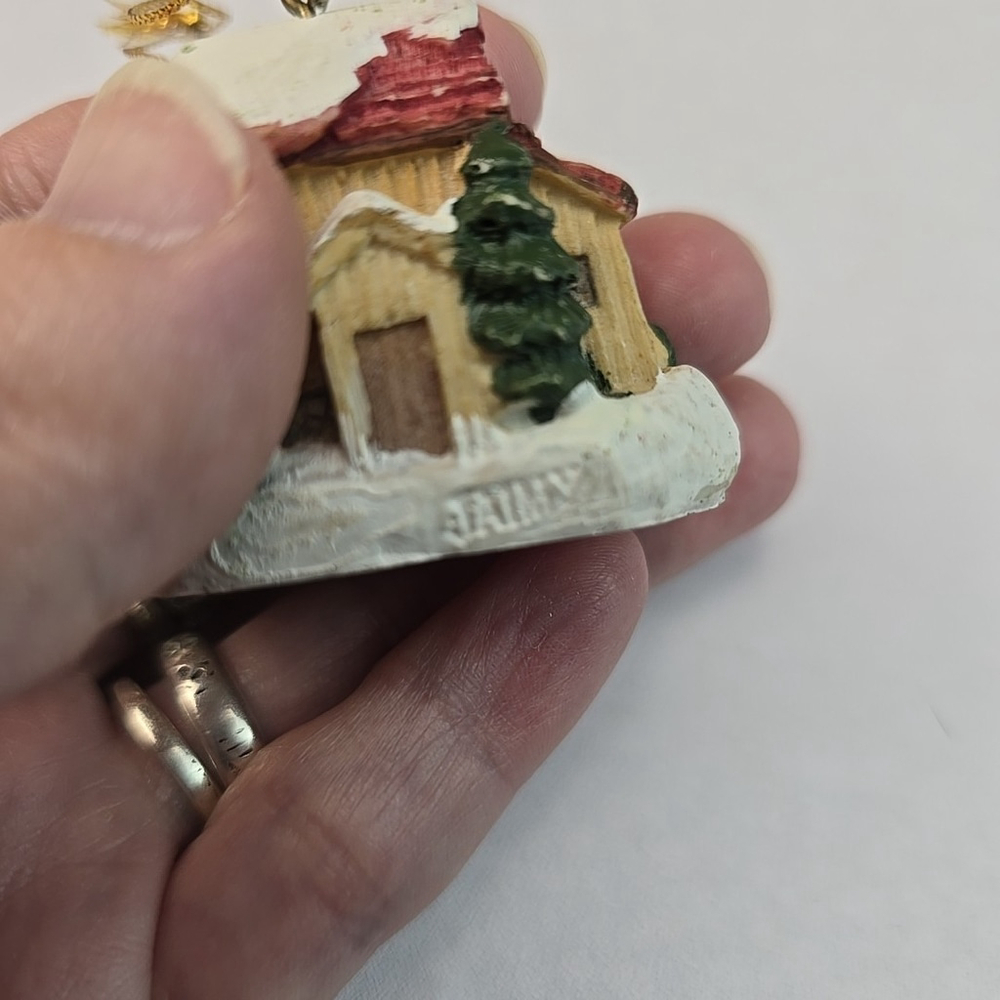 Vintage Kurt Alder Mini Santa's World Snow Cottage House Christmas Tree Ornament - Picture 8 of 12
